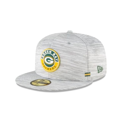 Sapca New Era Green Bay Packers NFL Official NFL Fall Sideline 59FIFTY Fitted - Gri